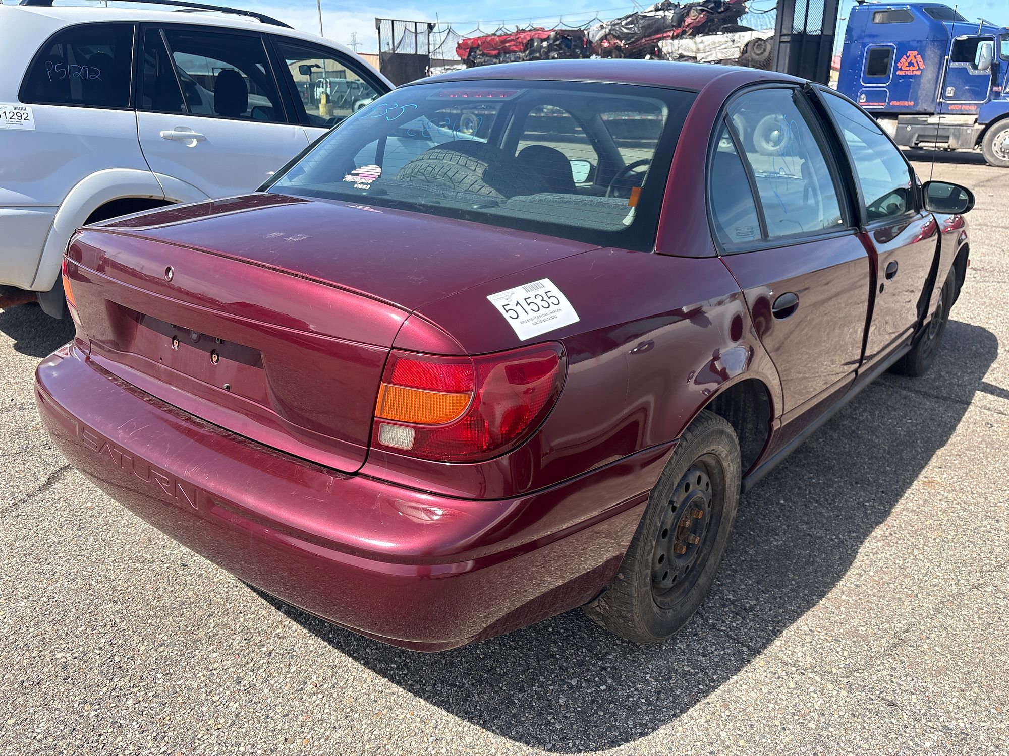 2002 SATURN S SERIES SEDAN - Image 3