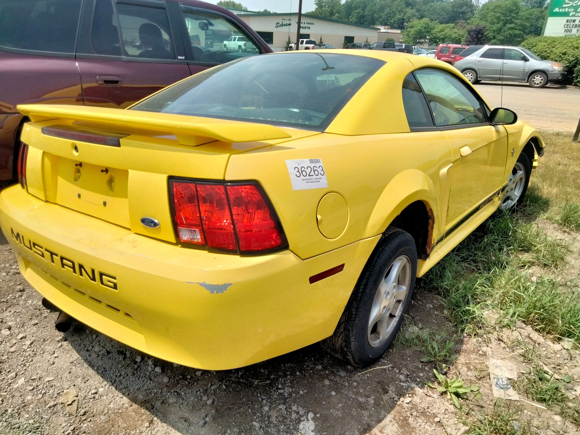 2002 Ford Mustang Standard Parts UPull and Save Auto Parts Pontiac